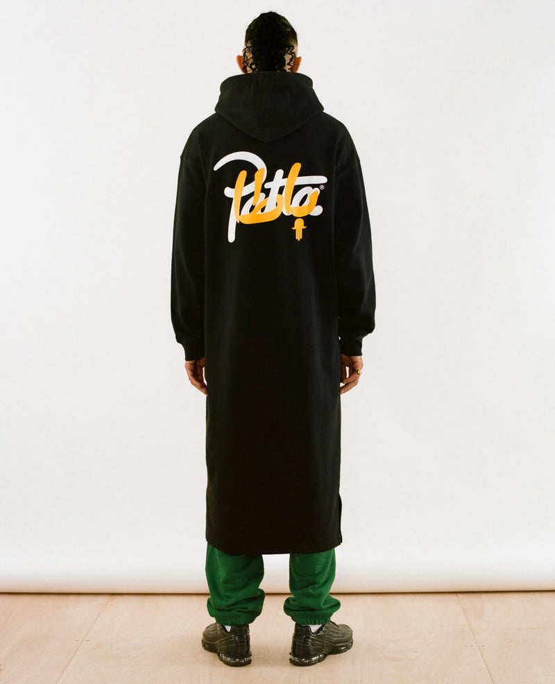 Patta x Andy Wahloo (Hassan Hajjaj) Full Length Hooded Sweater (Black) - Patta