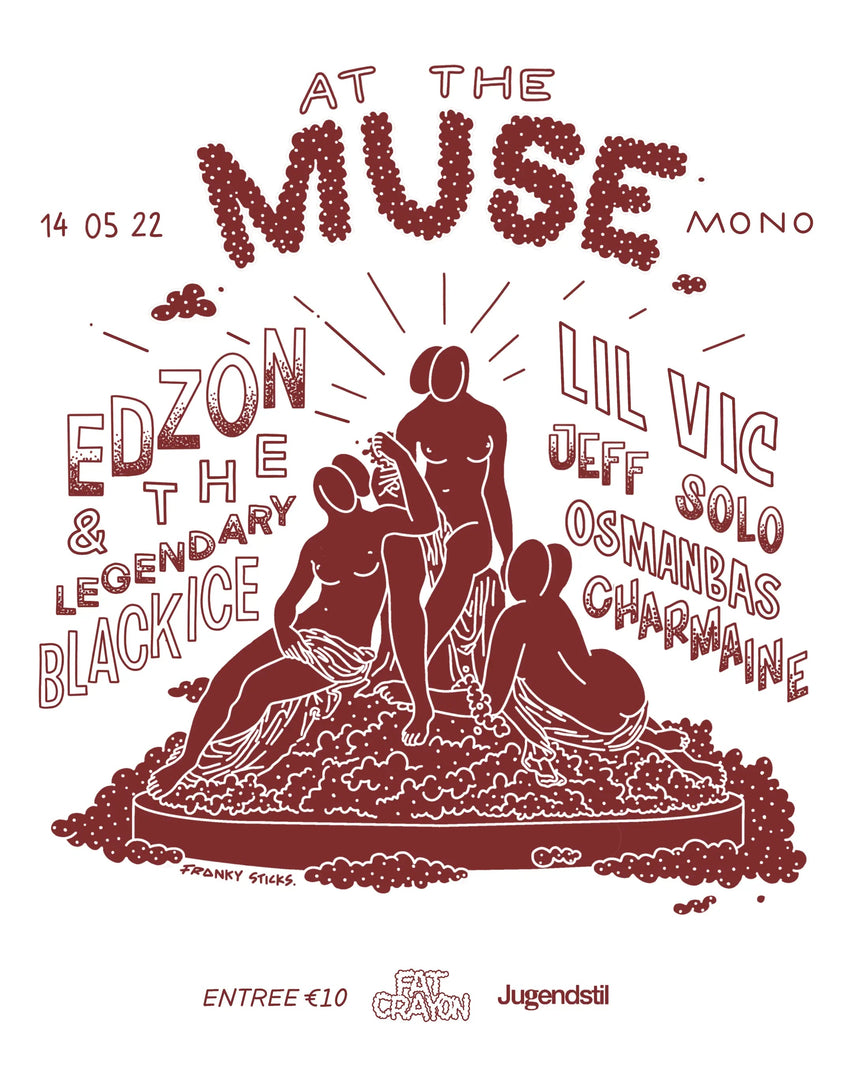 At The Muse - Fat Crayon Creative X Jgndstl - Patta