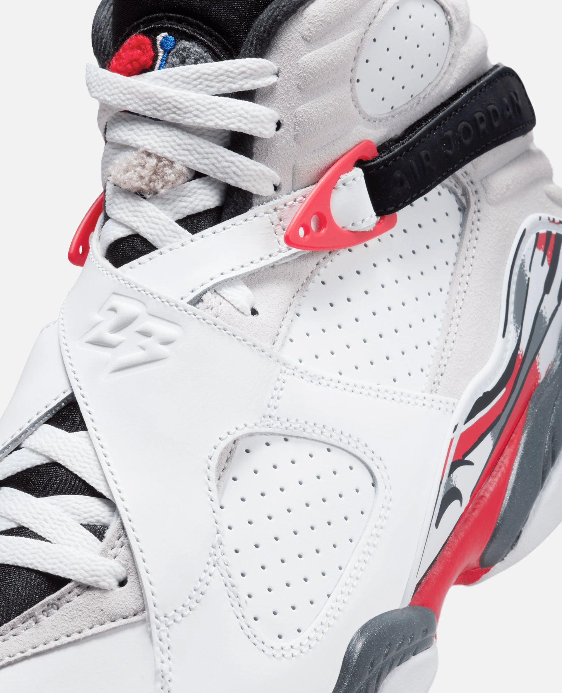 Air Jordan 8 Retro (White/Black-True Red) Jordan