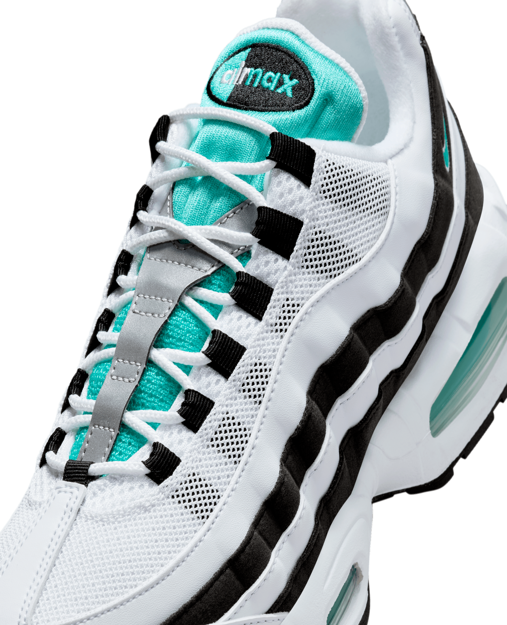 Nike Air Max 95 OG (White/Hyper Jade-Black-Metallic Silver)