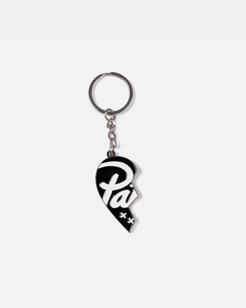 Patta Heart Keychain (Black/Pink) Patta