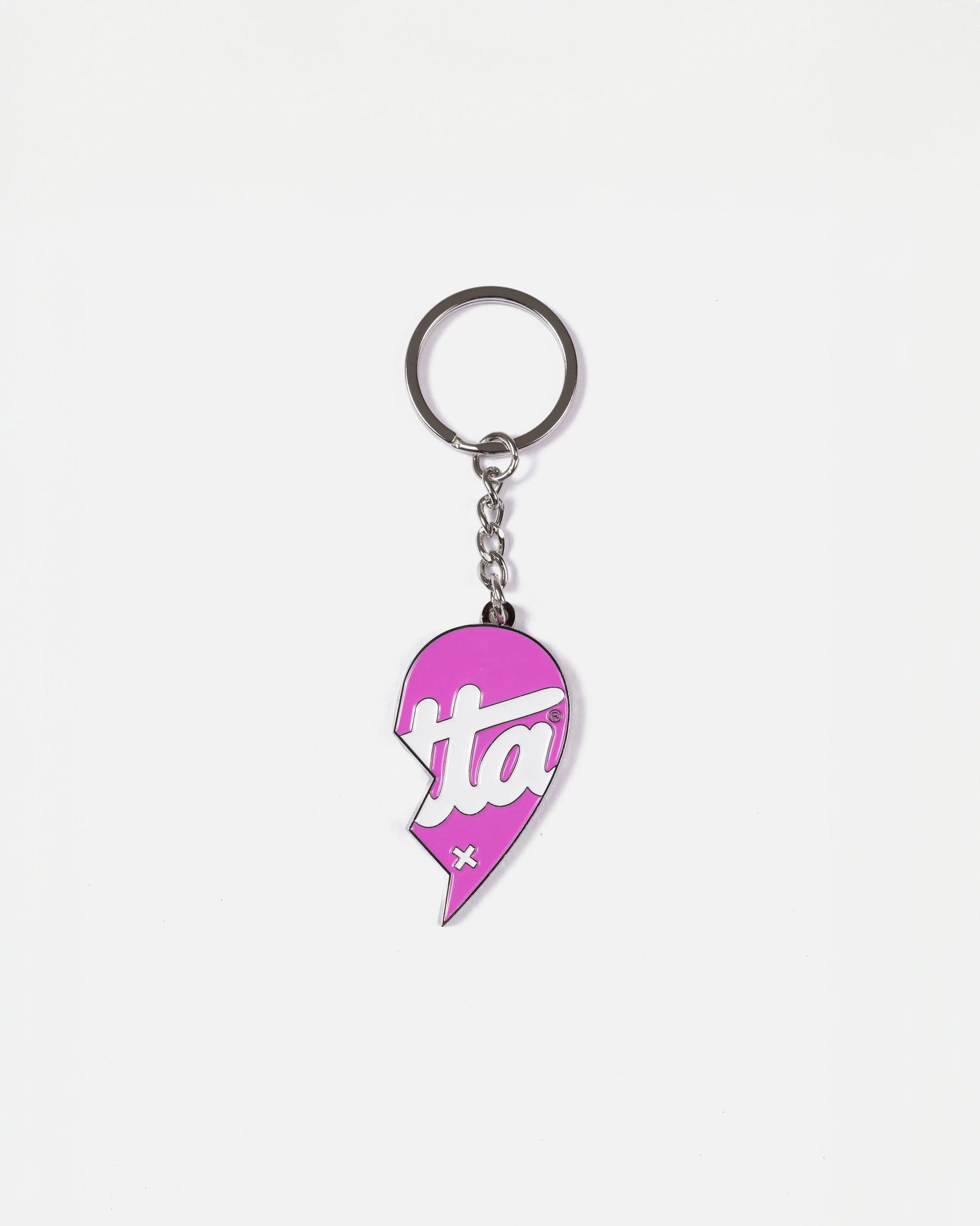 Patta Heart Keychain (Black/Pink) Patta