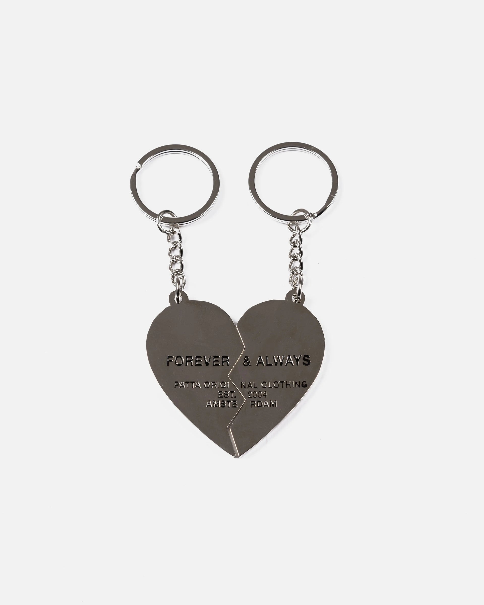 Patta Heart Keychain (Black/Pink) Patta