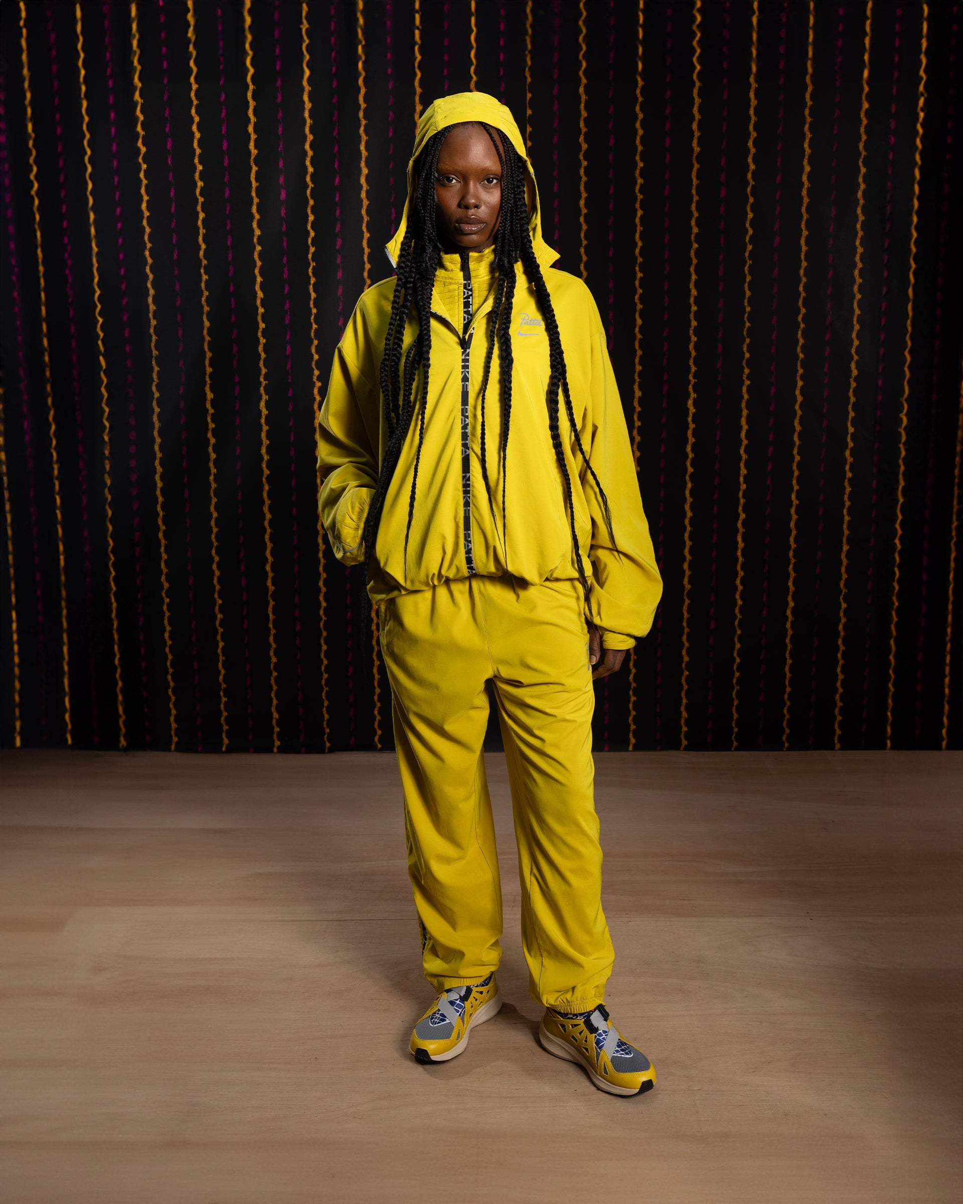 Nike x Patta Running Team Hooded Track Jacket (Saffron Quartz)