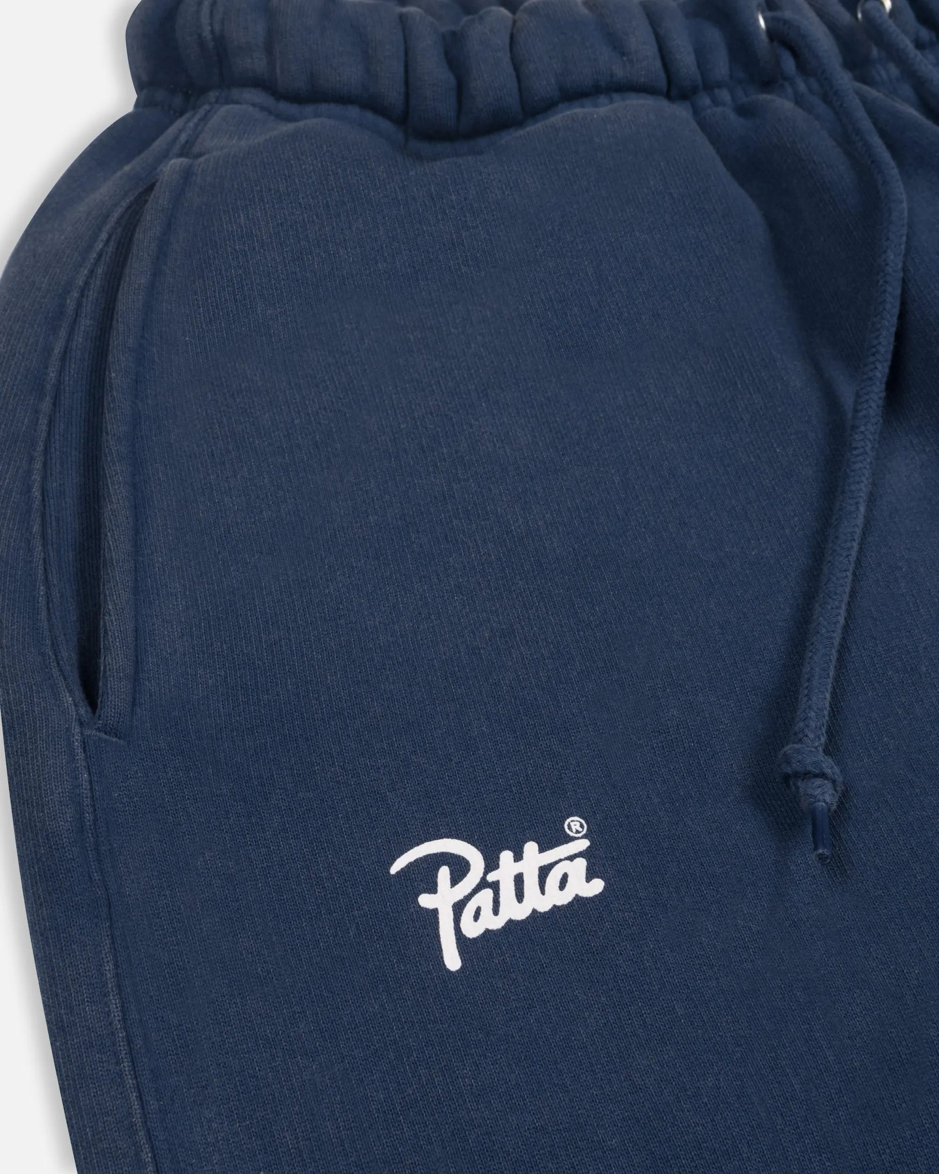Patta Classic Acid Washed Straight Leg Jogging Pants (Estate Blue) Patta
