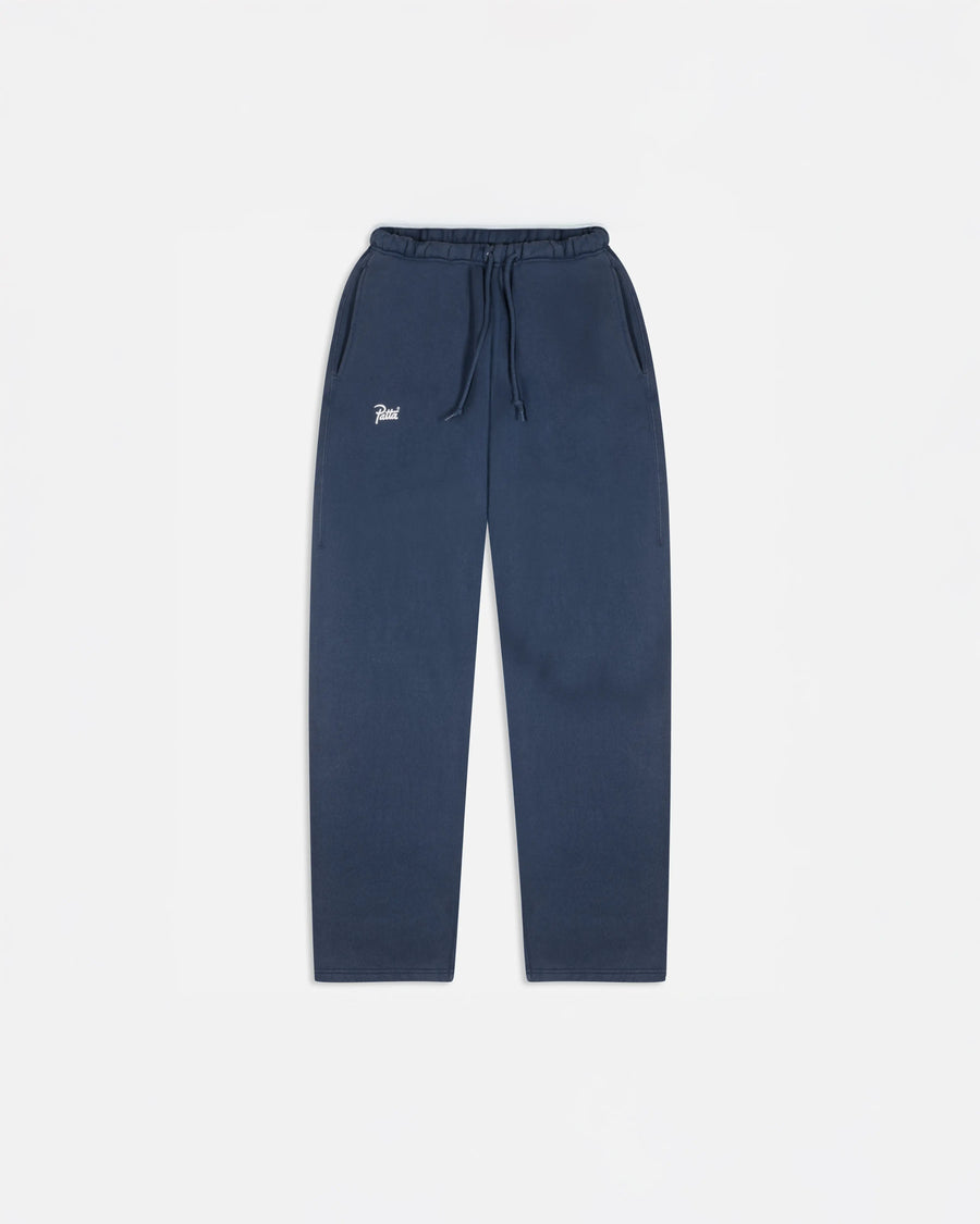Patta Classic Acid Washed Straight Leg Jogging Pants (Estate Blue) Patta