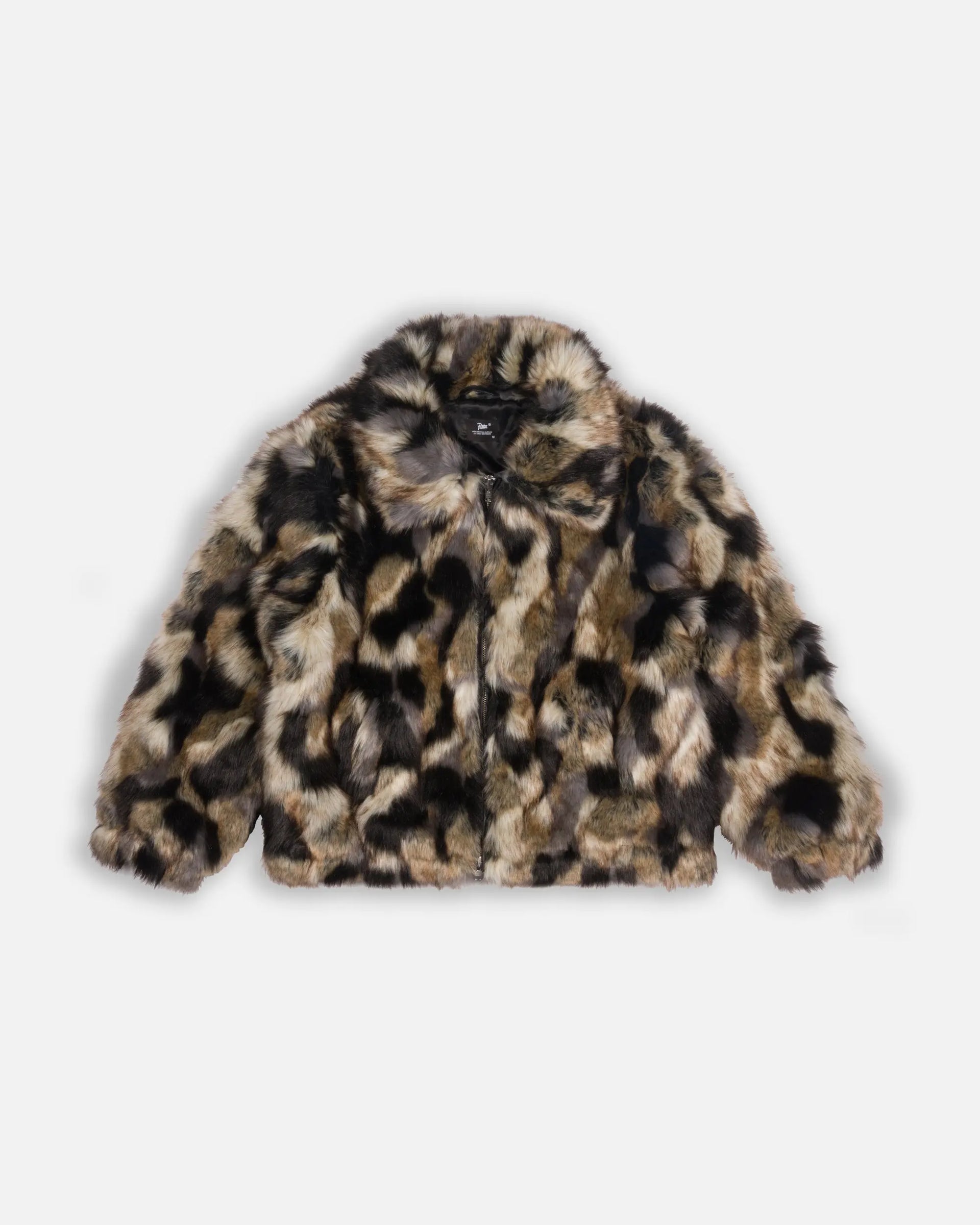 Patta Faux Fur Patchwork Jacket (Multi) Patta