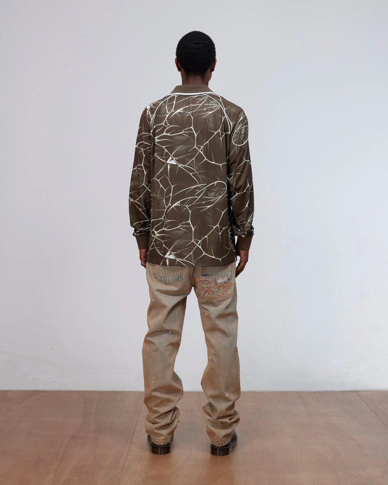 Patta Thorns Longsleeve Football Jersey (Major Brown) Patta