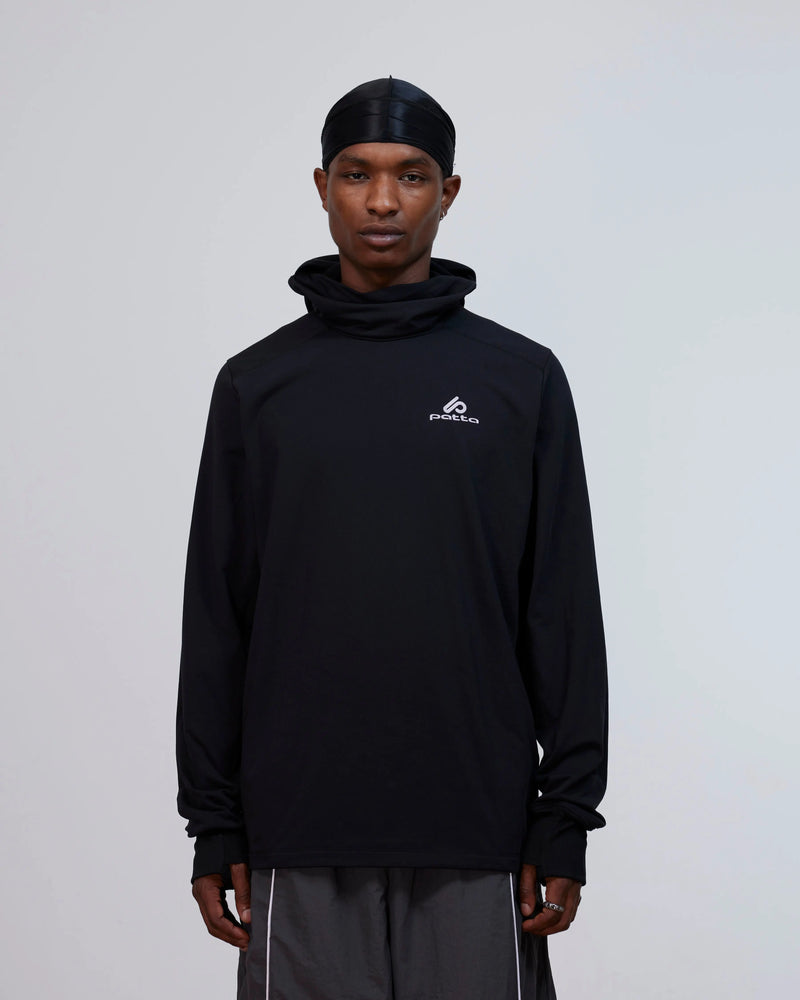 Patta Technical Hooded Sweater (Black) Patta