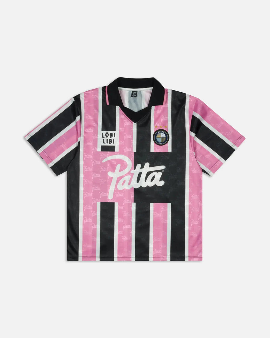 Patta Stripe Football Jersey Begonia Pink (EA) Patta