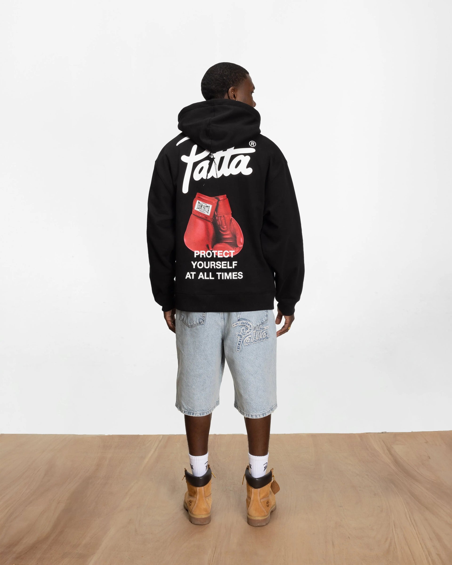 Patta Protect Yourself Hooded Sweater (Black) Patta