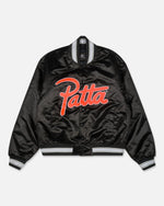 Patta Classic Satin Bomber Jacket (Black) Patta