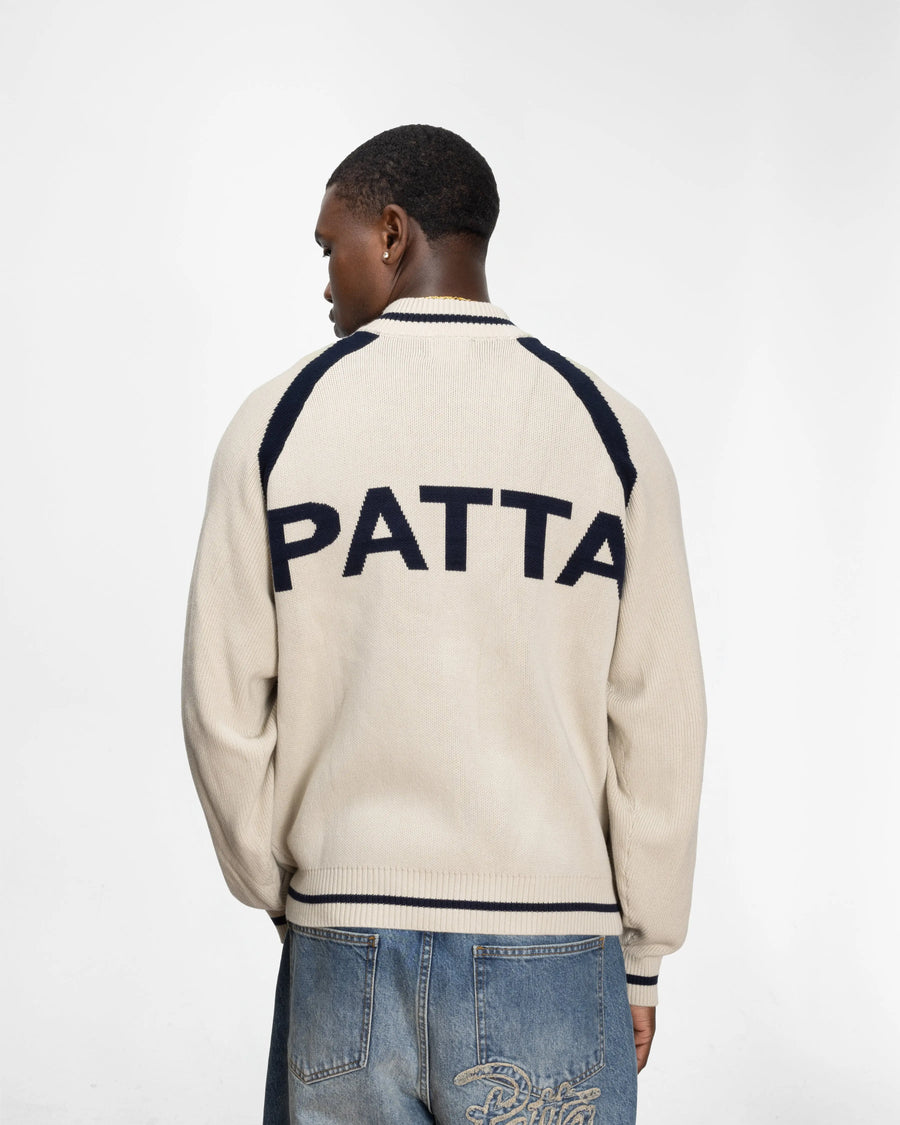 Patta Track Top Cardigan (Vaporous Grey) Patta