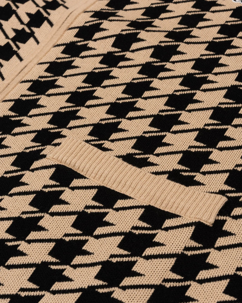 Patta Houndstooth Cardigan (Irish Cream) Patta