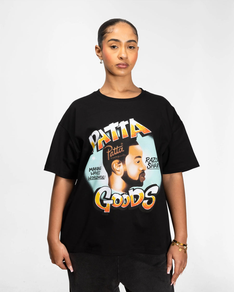 Patta x Joe Freshgoods Barber Shop T-Shirt (Black) Patta x JFG