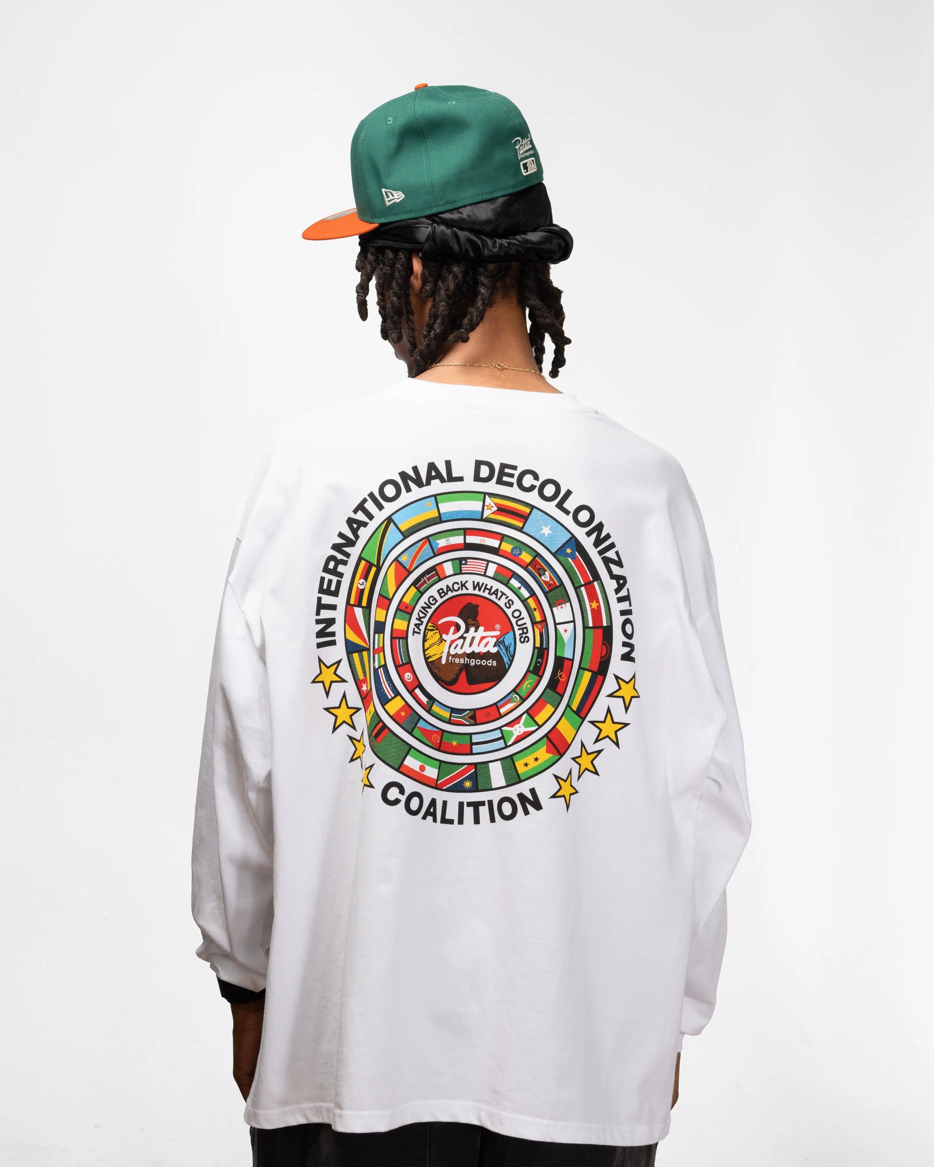 Patta x Joe Freshgoods Coalition Long Sleeve T-Shirt (White) Patta x JFG
