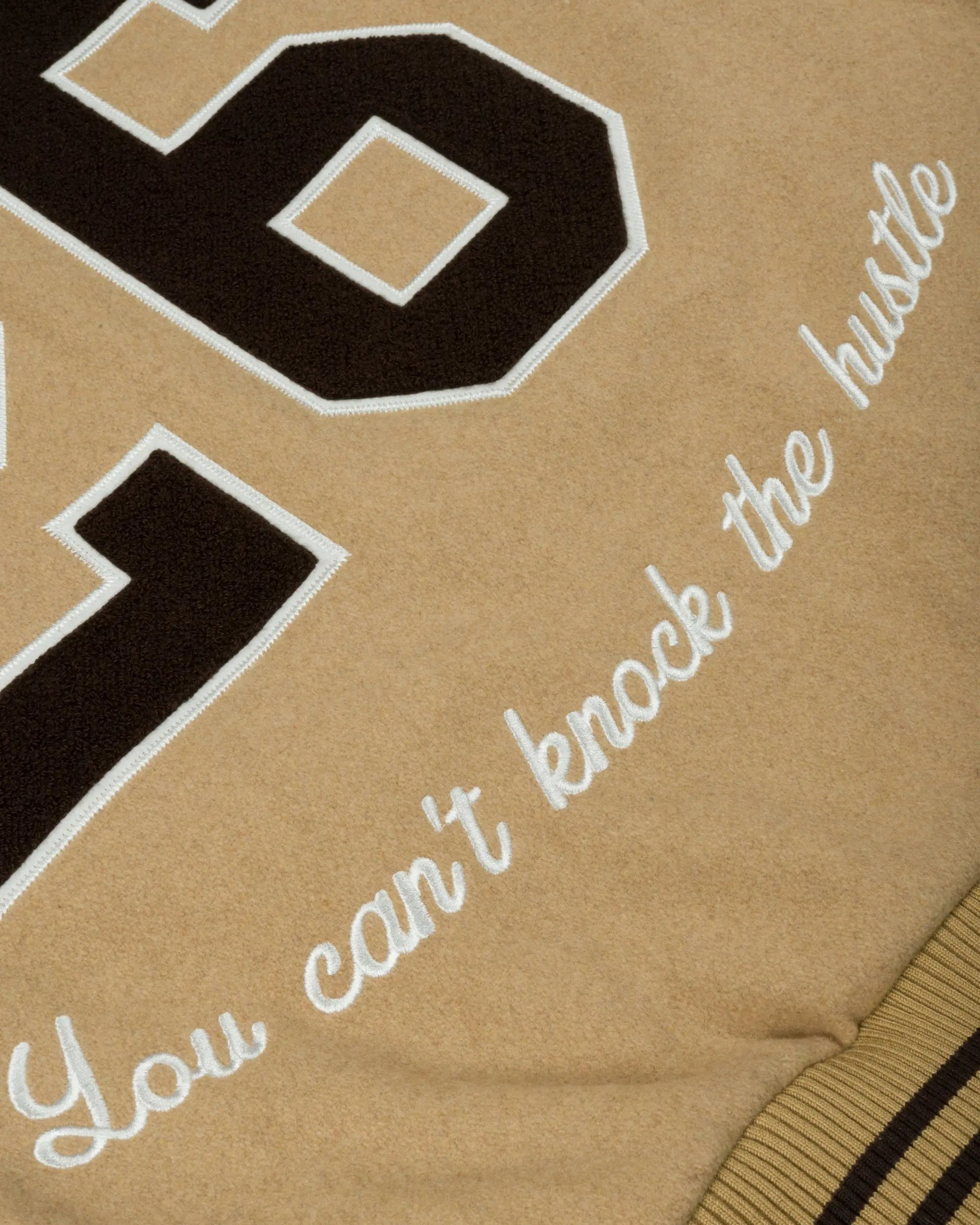 Patta Athletic P Houndstooth Varsity Jacket (Starfish) Patta