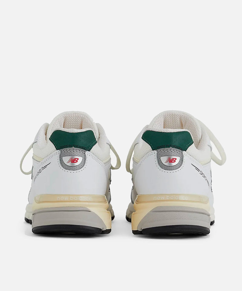 New Balance U990v4 (White/Green)