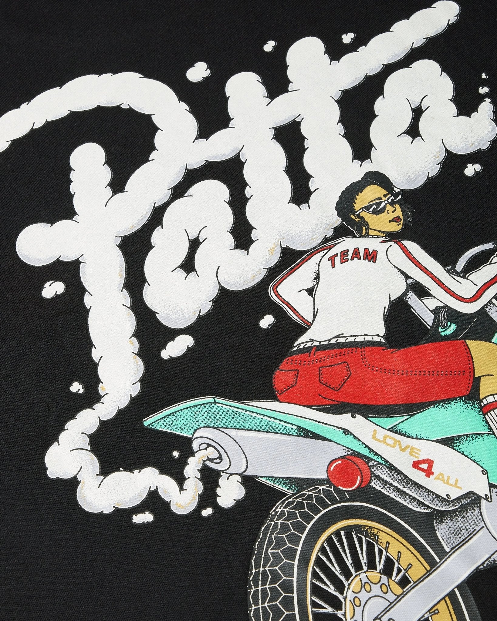 Patta Biker T-Shirt (Black) - Patta