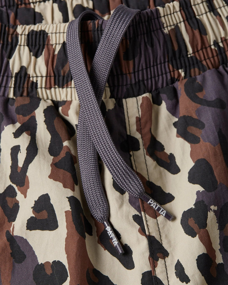 Patta City Leopard Swim Shorts (Tornado) - Patta
