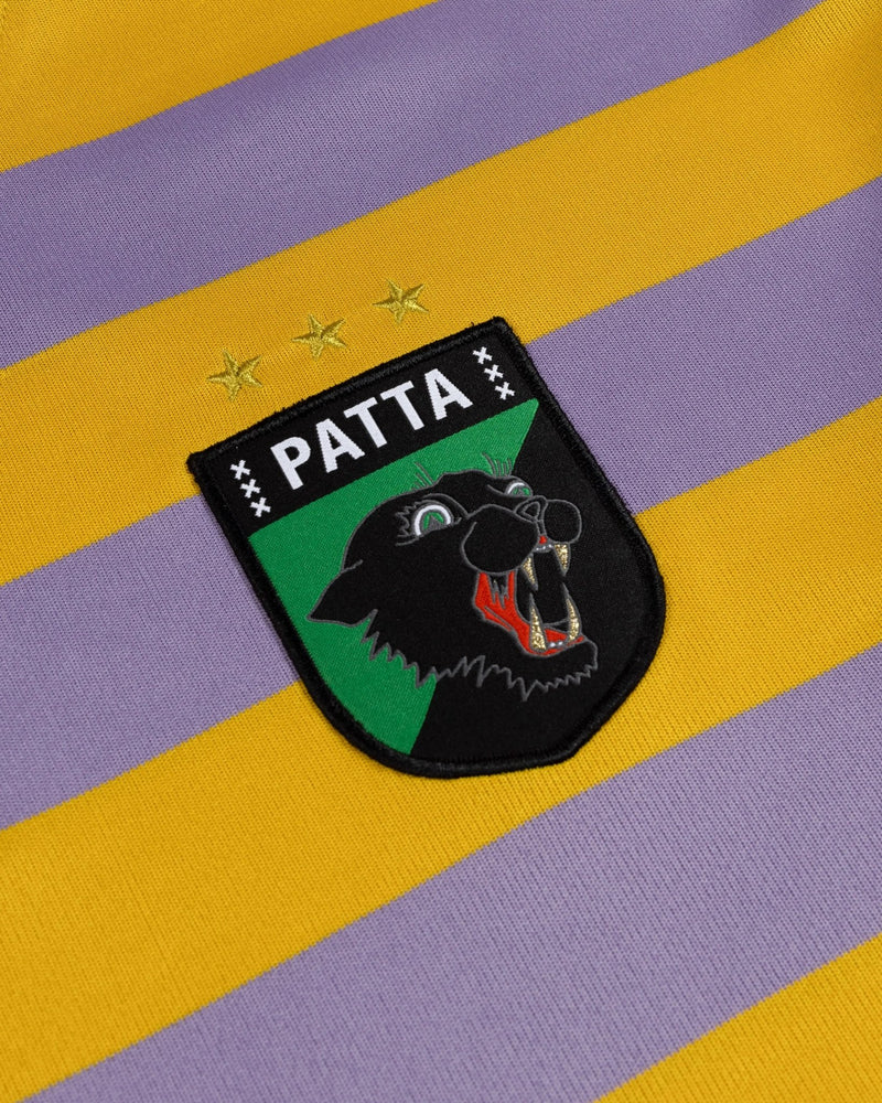Patta Striped Longsleeve Football Jersey (Chalk Violet) - Patta