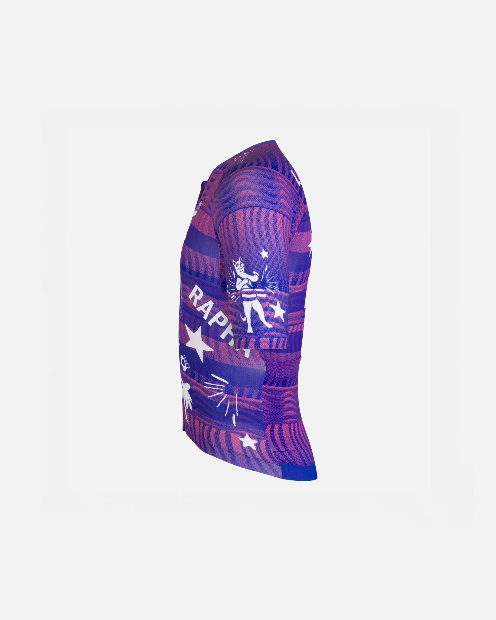 x Rapha Men's Pro Team Aero Jersey (Flamingo Pink/Royal Blue