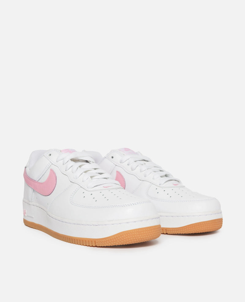 Nike Air Force 1 Low Retro (White/Pink-Gum Yellow-Metallic Gold) Nike