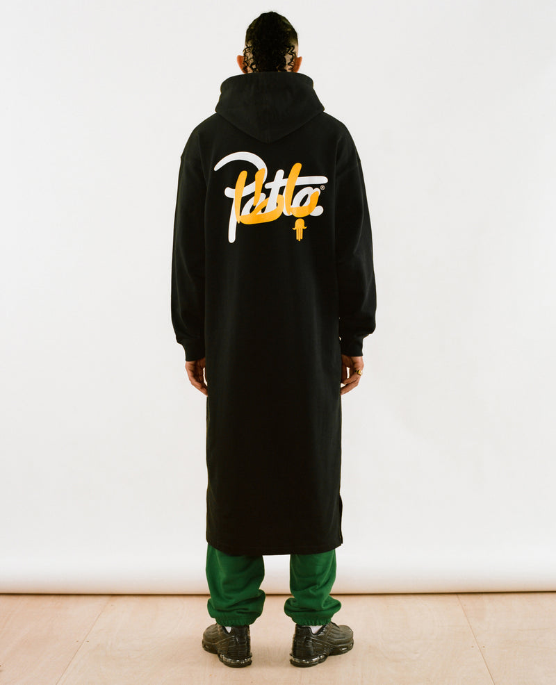 Patta x Andy Wahloo (Hassan Hajjaj) Full Length Hooded Sweater (Black)